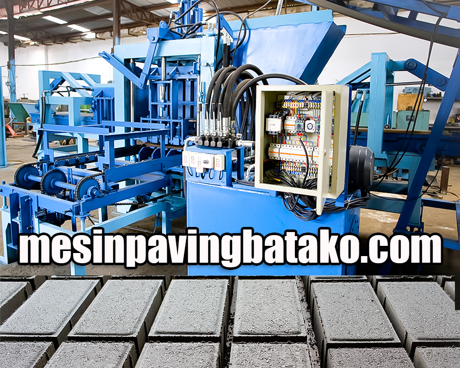 mesin batako yang bisa mencetak berbagai macam model paving dan batako dan kanstin