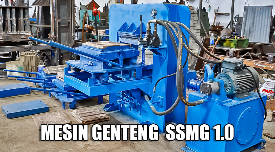 mesin genteng beton